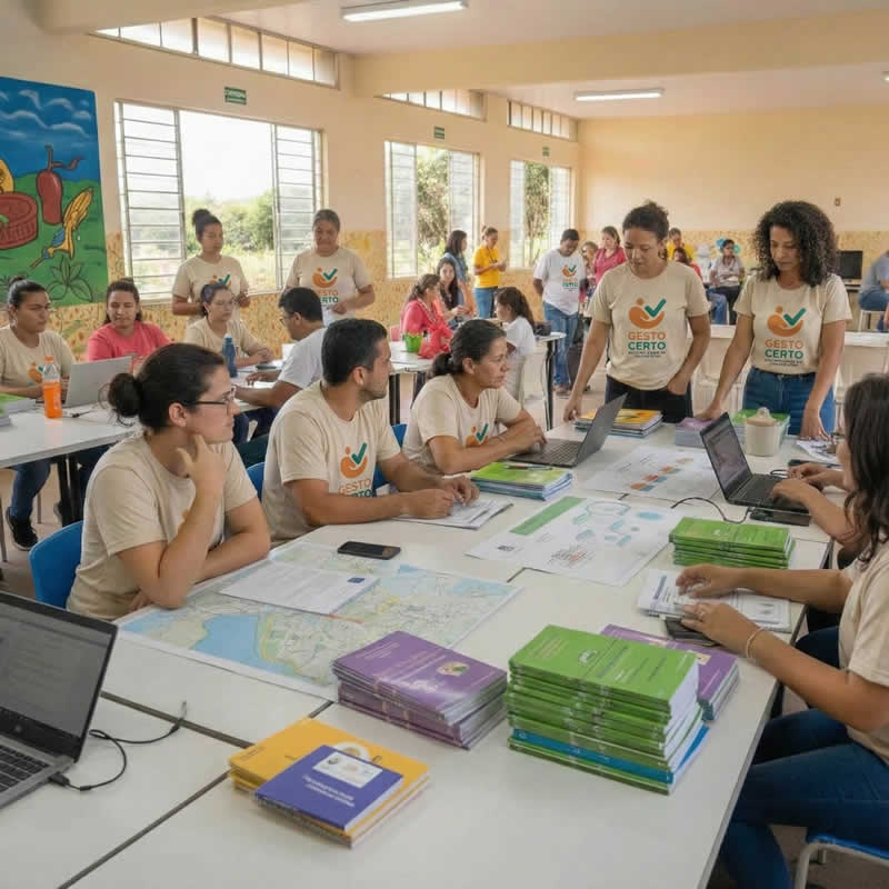 Gesto Certo - Equipe trabalhando com ONGs